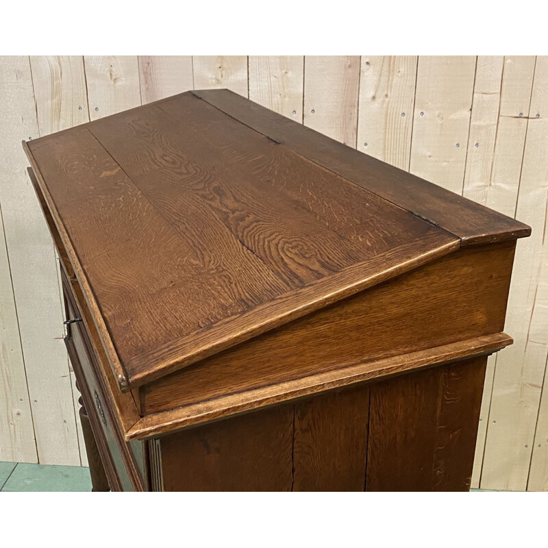 Vintage oak notary desk