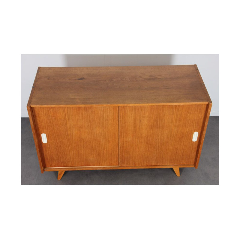 Vintage wooden chest of drawers model U-452 designed by Jiri Jiroutek, Czech 1960