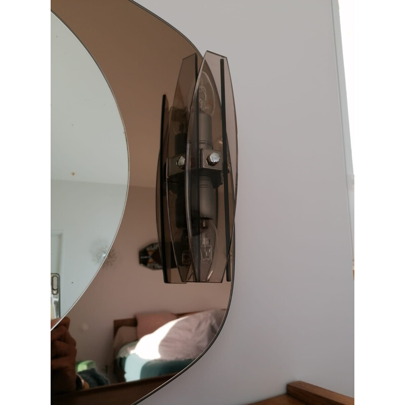 Vintage mirror Bicolore 1970s