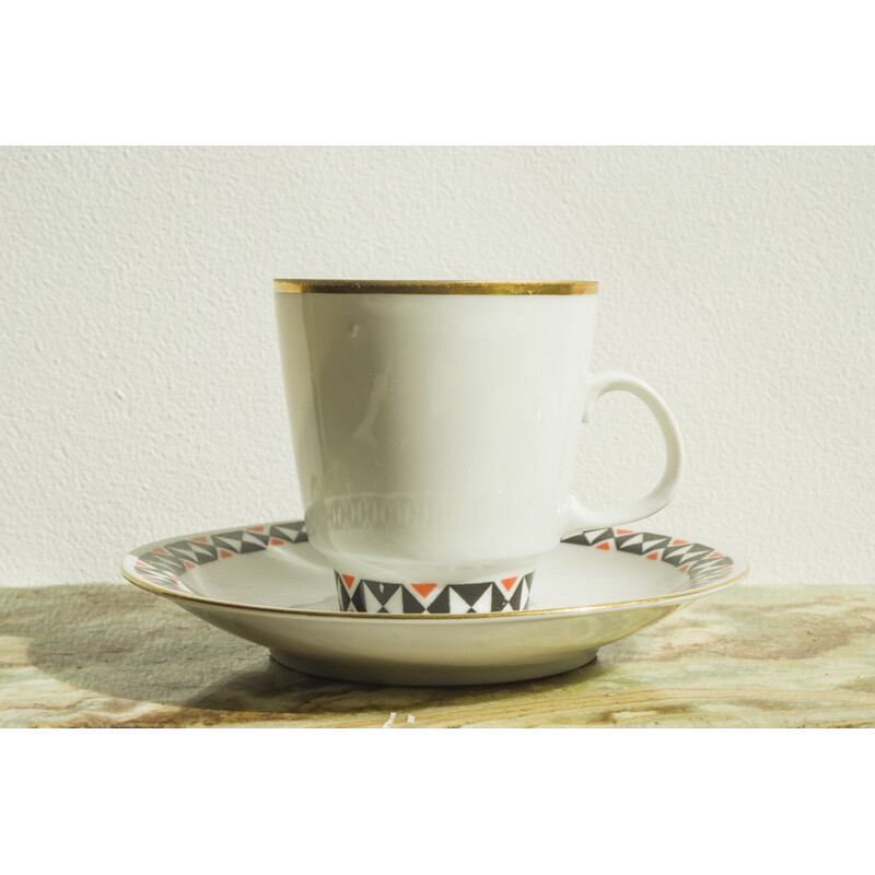 Conjunto de café expresso Vintage para Freiberger Porzellan