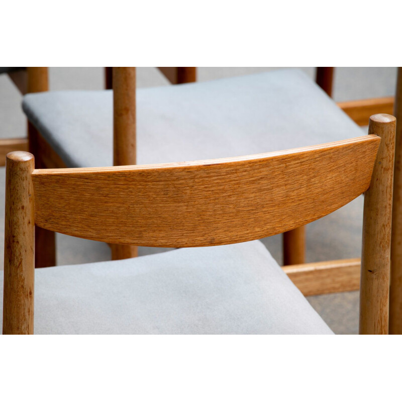 Set of 6 vintage chairs, Scandinavian 1960s