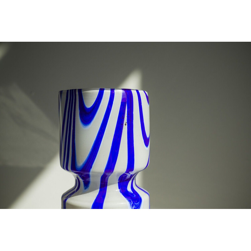 Vase vintage en verre de Murano par Carlo Moretti