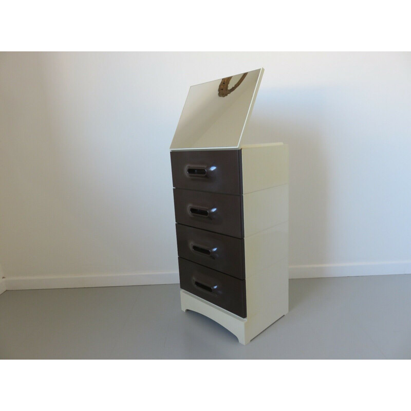 Vintage dresser and vanity with mirror by Marc Held 1970s