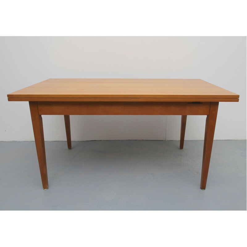 Vintage Wilhelm Renz cherry wood coffee table by Marc Held, 1950