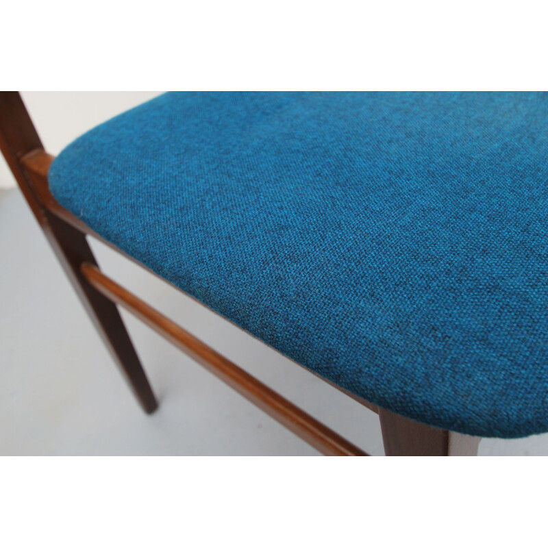 Pair of vintage chairs in blue 1960s