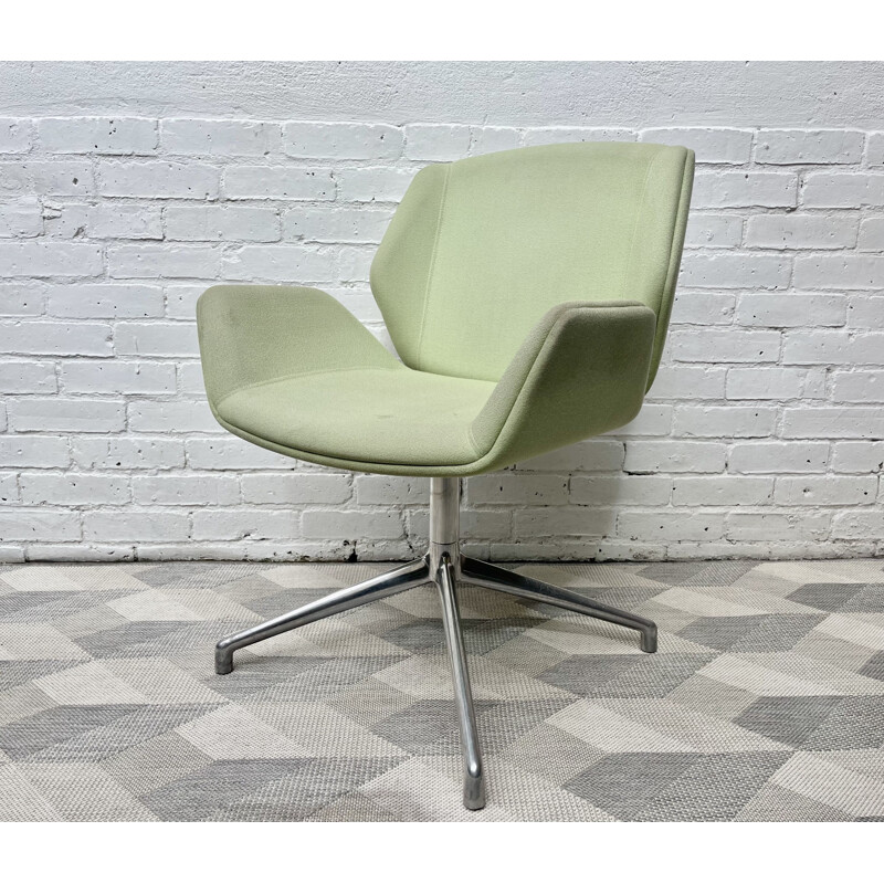 Vintage Green Kruze Swivel Office Chair by Boss
