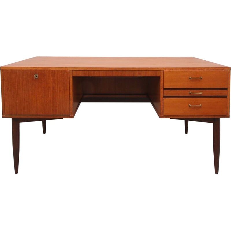 Bureau vintage en teck 1960