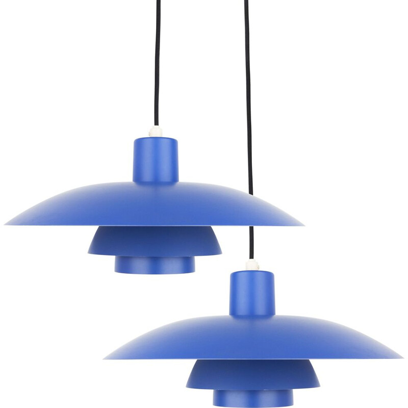 Pair of vintage pendant lamps PH 43 by Poul Henningsen & Louis Poulsen, Danish 1966s