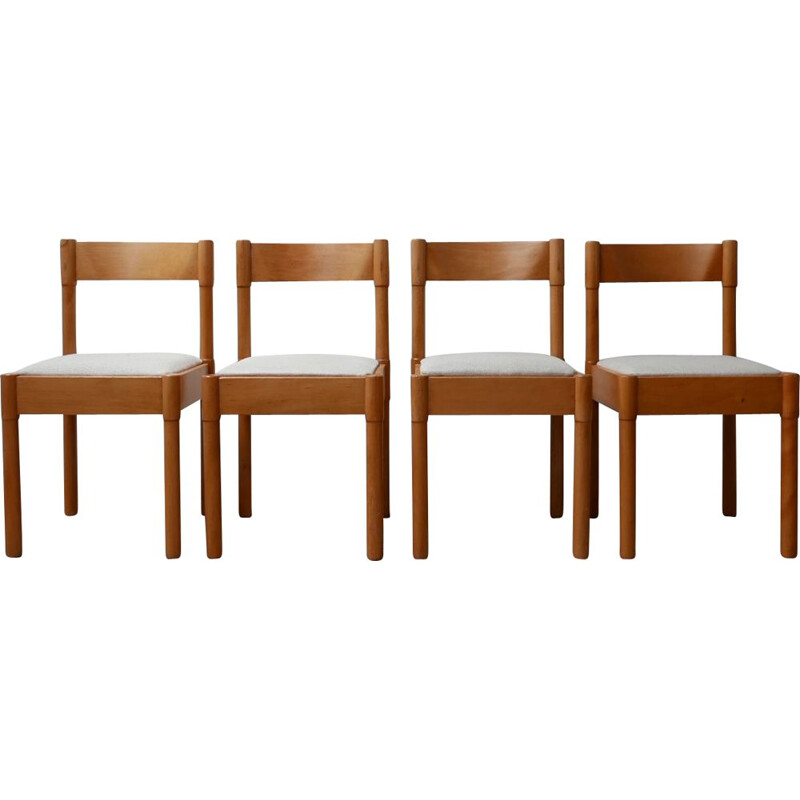 Set of 4 vintage dining chairs, Danish 1960s