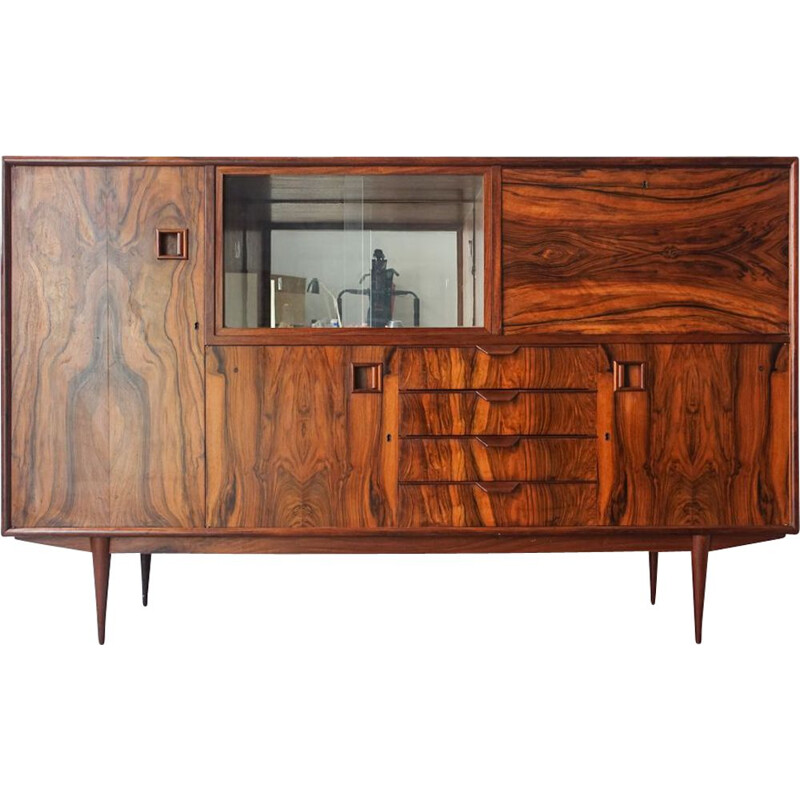 Vintage José Espinho Rosewood Sideboard for Moveis Olaio, Portugal 1960s