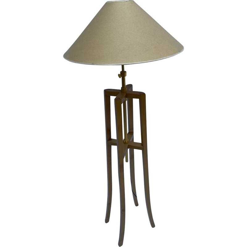 Vintage vierpoot vloerlamp van Philippe Hurel 2000