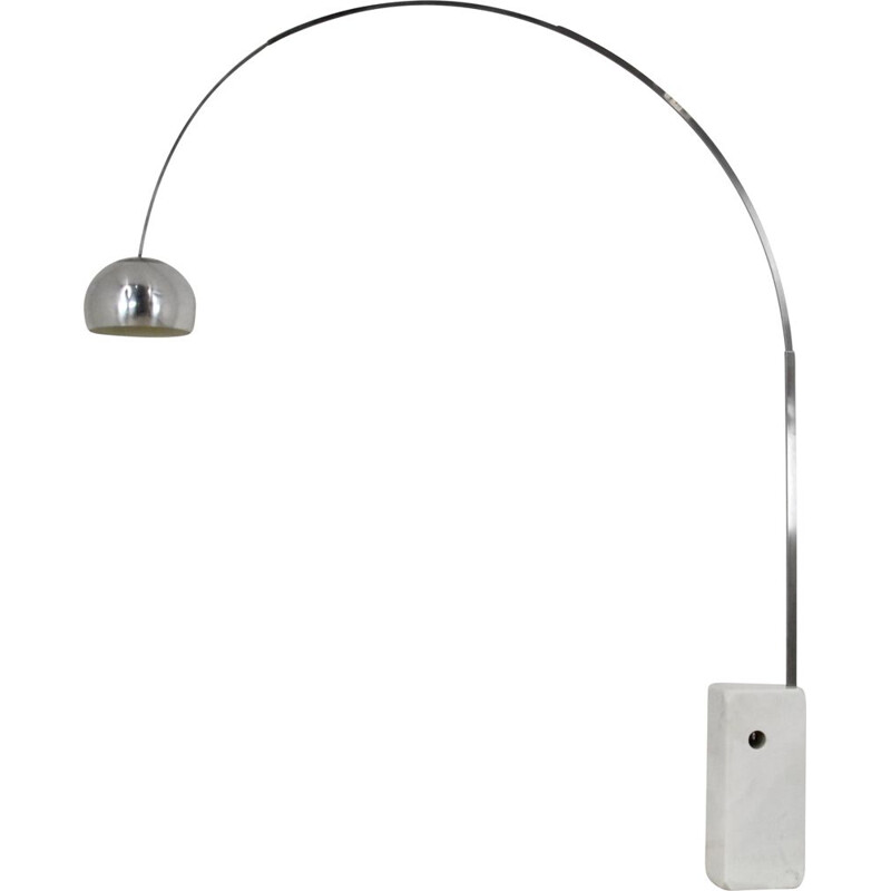 Vintage Arco Floor Lamp by Achille Castiglioni for Flo, Italian