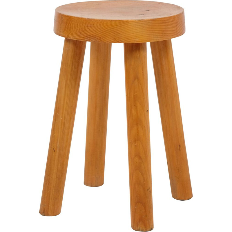 Vintage stool by Charlotte Perriand for the Meribel ski resort 1960s