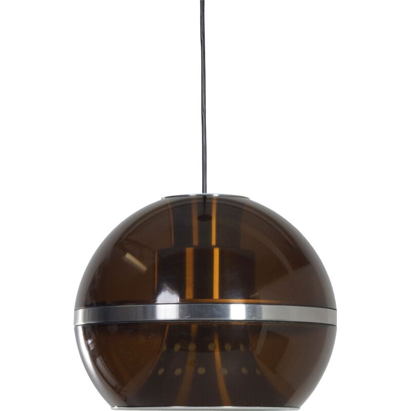 Large vintage Globe Pendant Lamp by Dijkstra Lamps, Dutch 1970s