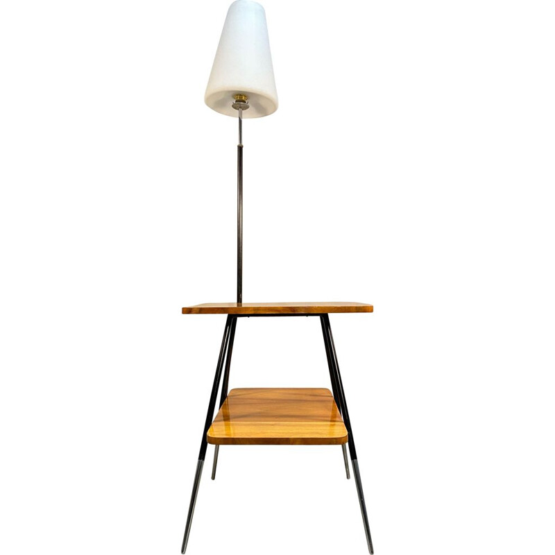 Vintage Lamp on an asymmetric table two tops 1960s