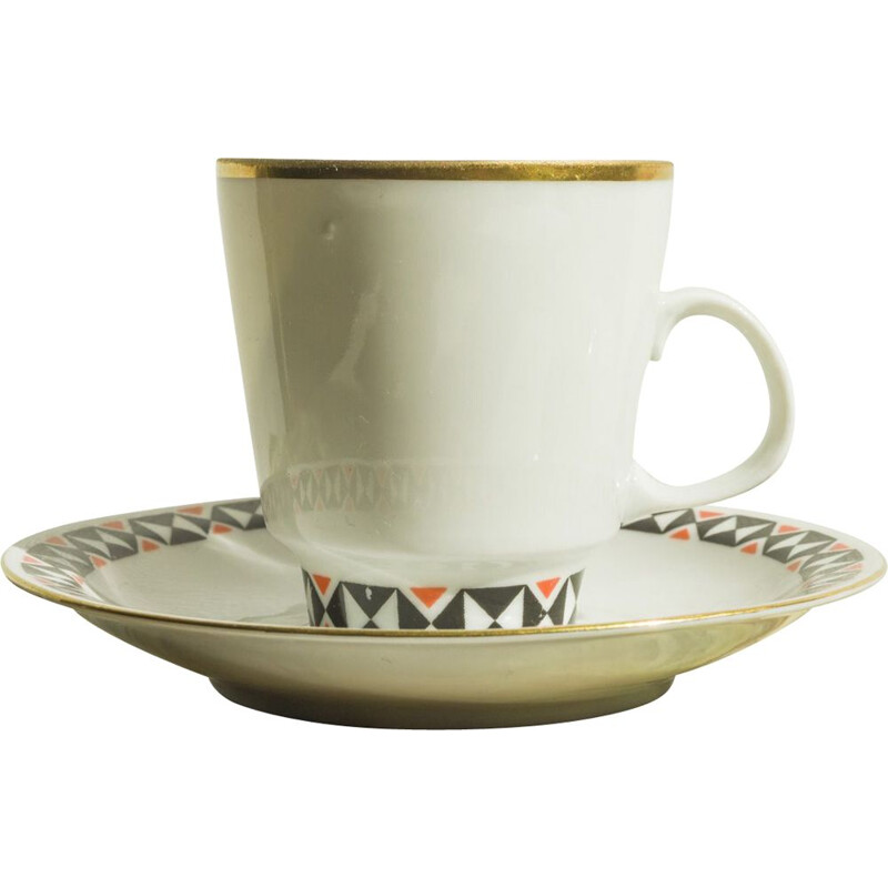 Conjunto de café expresso Vintage para Freiberger Porzellan