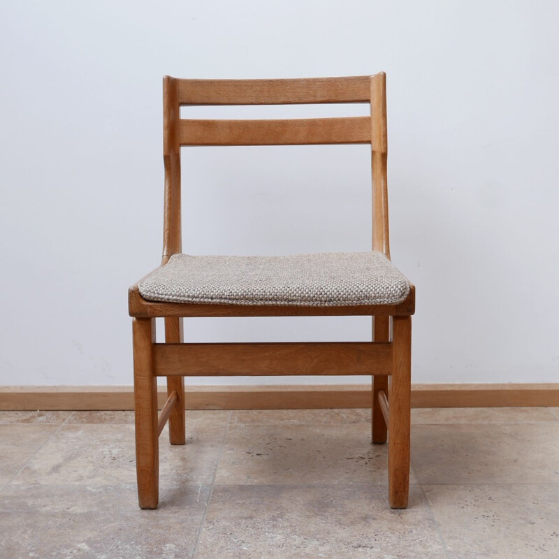 Vintage eiken stoelen van Guillerme en Chambron, Frankrijk 1960