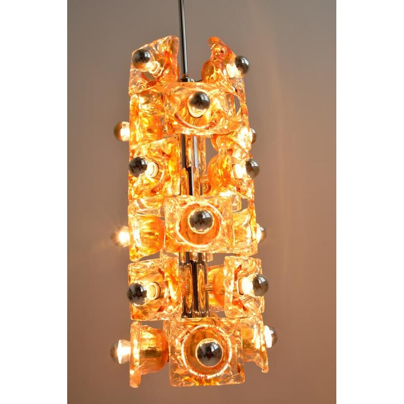 Vintage Mazzega chandelier 1970s