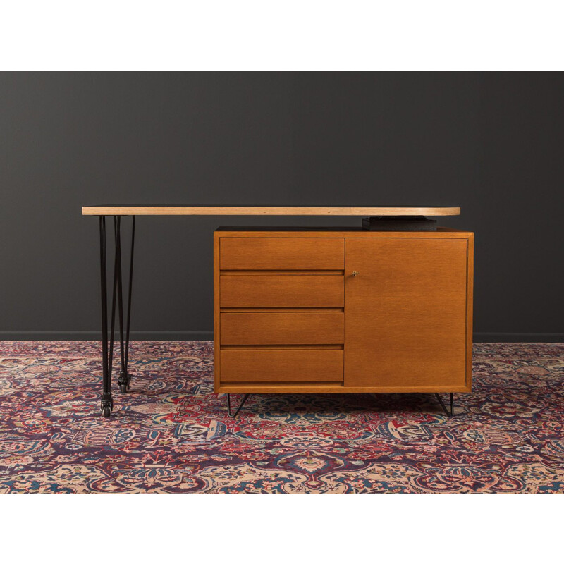 Vintage oak Desk, Germany 1960s