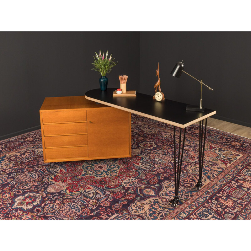 Vintage oak Desk, Germany 1960s