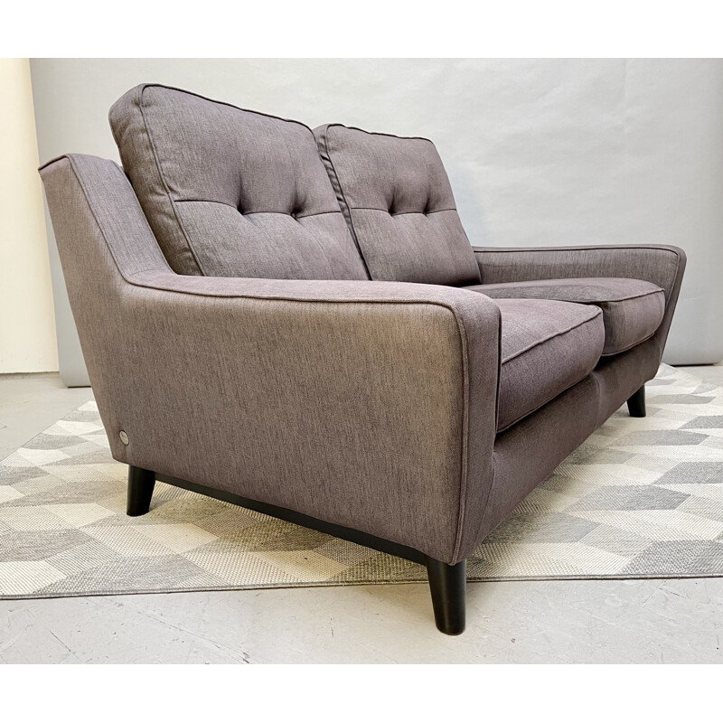 Vintage 2 Seater Grey Sofa The Fifty Three G Plan, UK 2013s