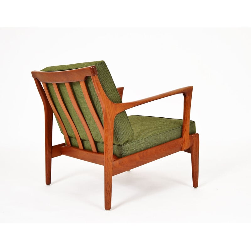 Pair of vintage Teak Lounge Chairs by Bertil Fridhagen for Broderna Andersson, Scandinavian 1950s
