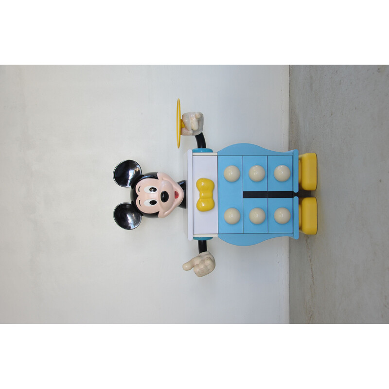 Vintage Mickey Mouse dresser by Pierre Colleu for Starform, France 1980s
