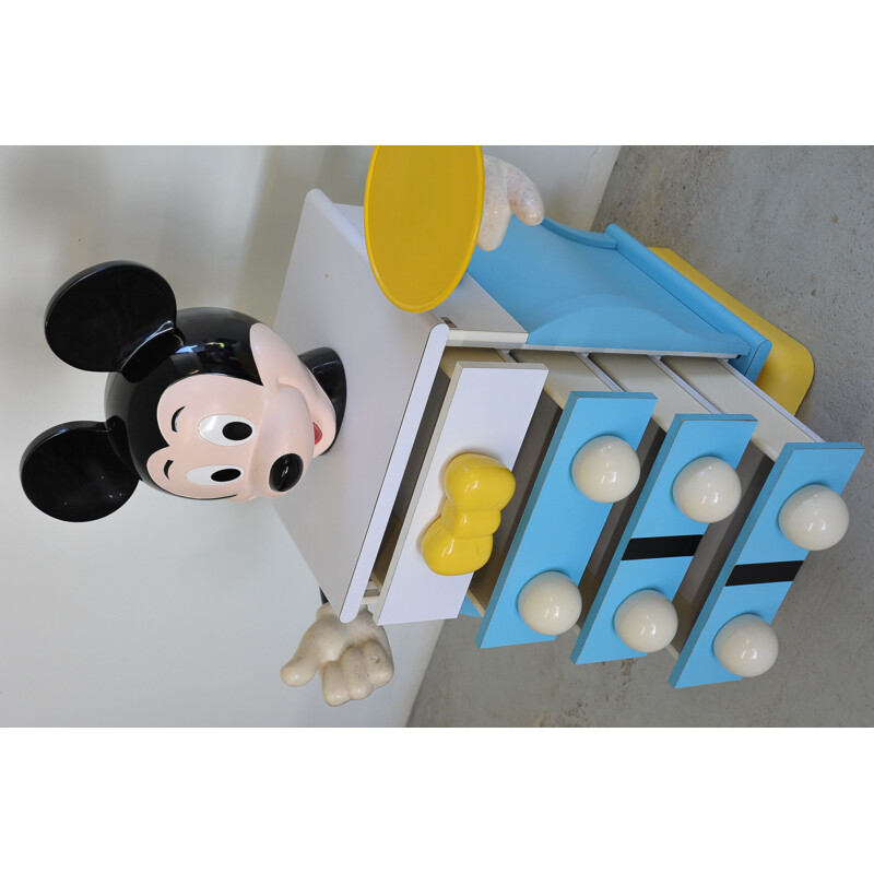 Vintage Mickey Mouse dresser by Pierre Colleu for Starform, France 1980s