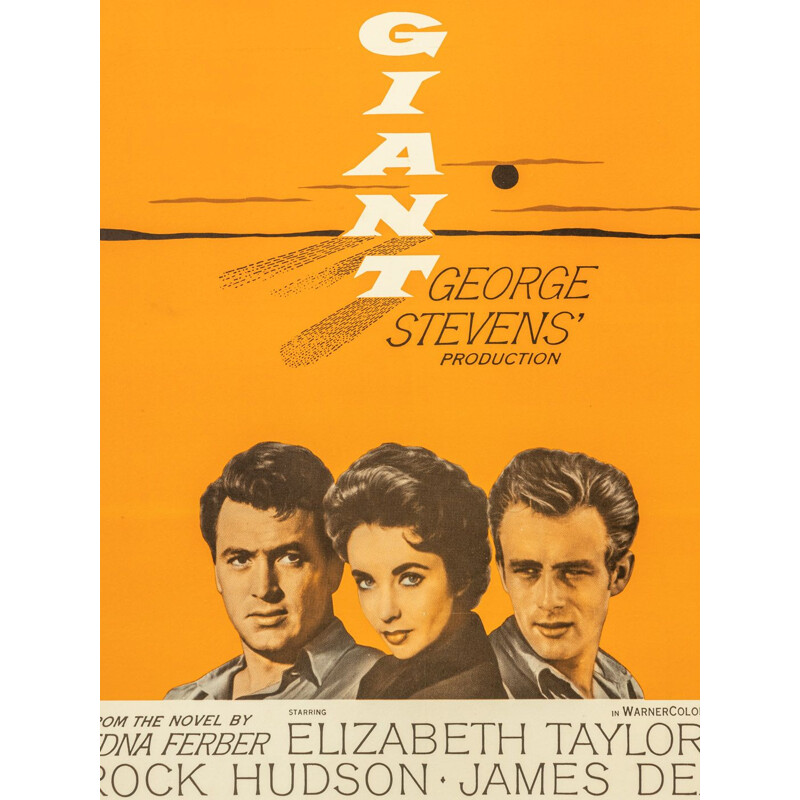 Vintage poster "GIANT", acrylglas, 1970