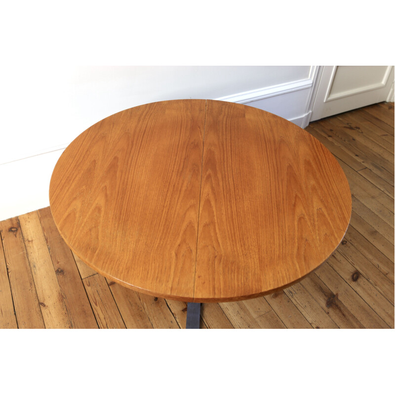 Vintage teak coffee table by Osvaldo Borsani for Tecno 1970s