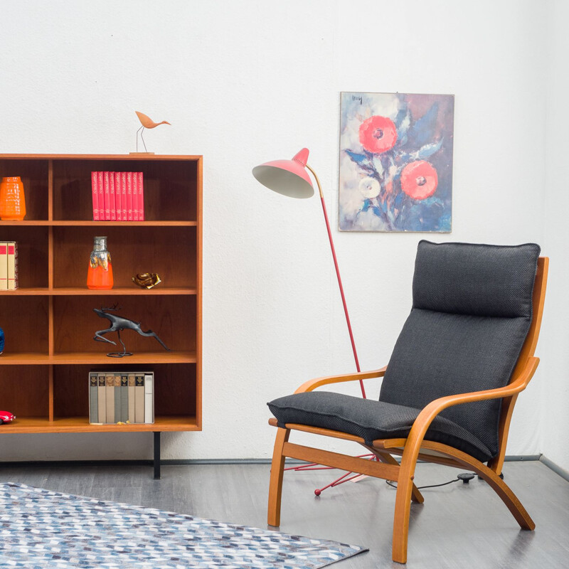 Vintage teak relaxing chair, Scandinavian 1960s