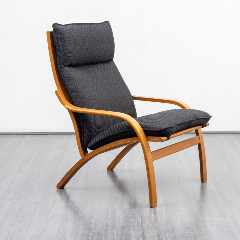 Vintage teak relaxing chair, Scandinavian 1960s