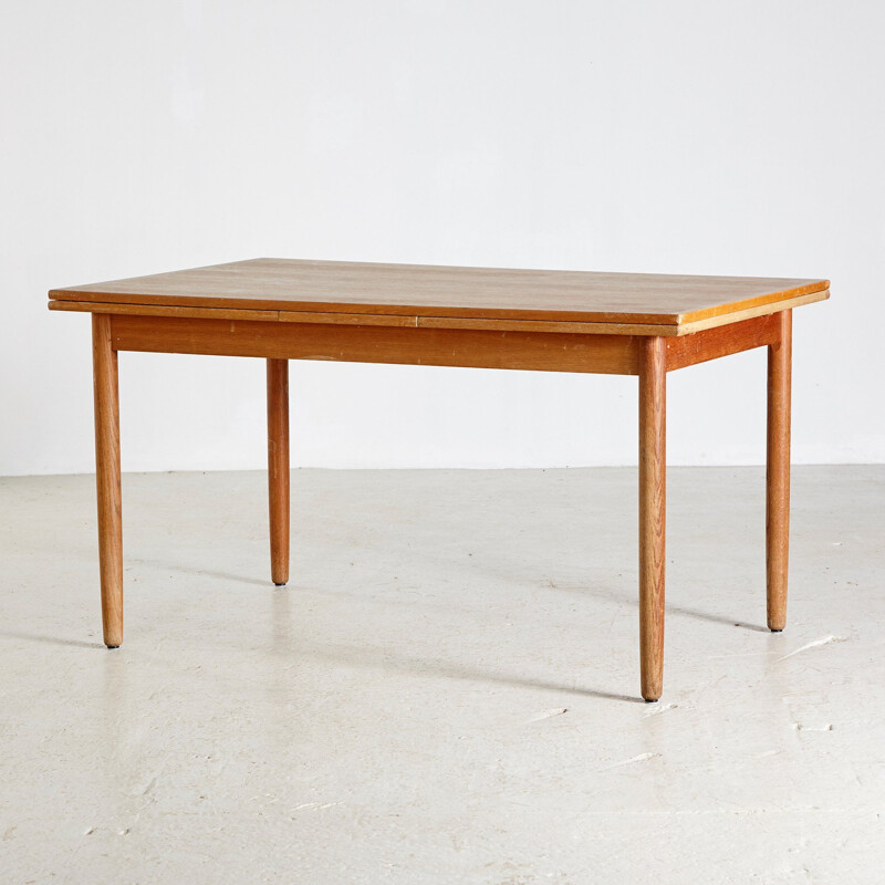 Vintage Oak Dining Table, Danish 1960s