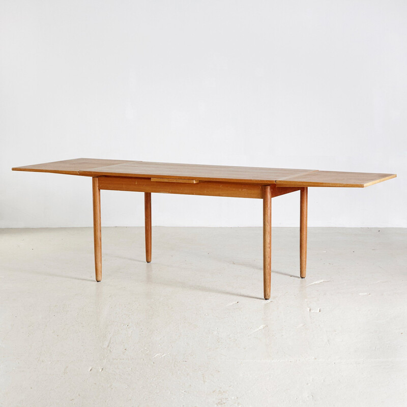 Vintage Oak Dining Table, Danish 1960s