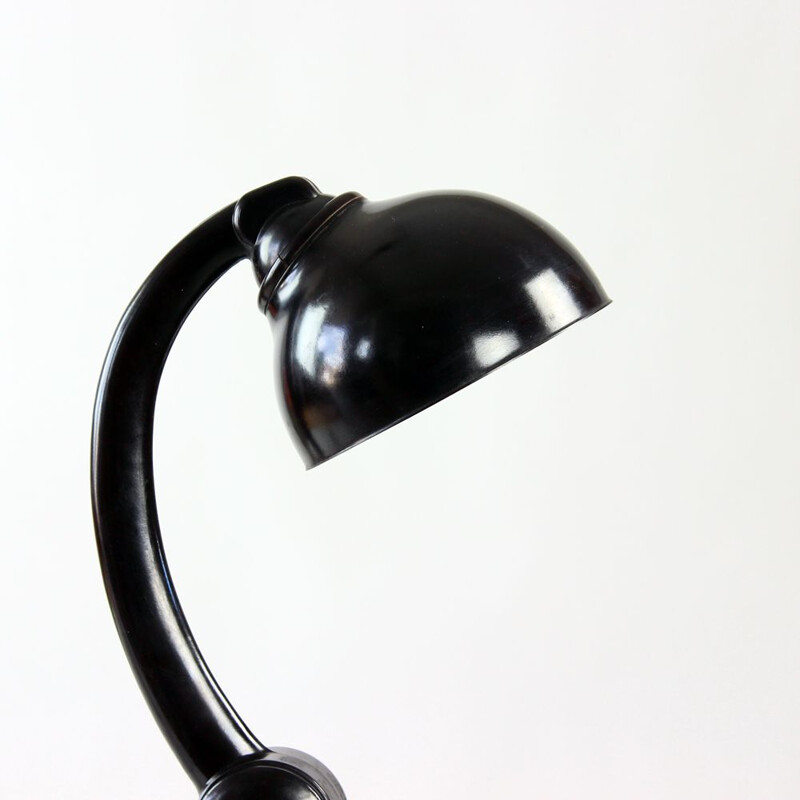 Vintage desk lamp Model 11126 in Bakelite by Eric Kirkman Cole, Czechoslovakia 1930