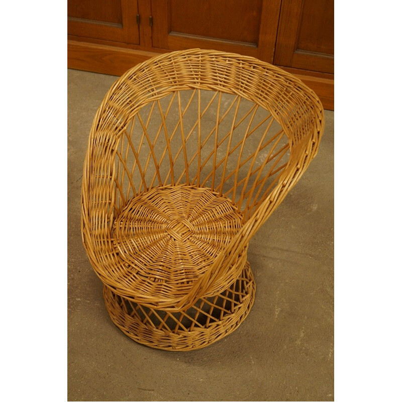 Rattan child living room set - 1950s