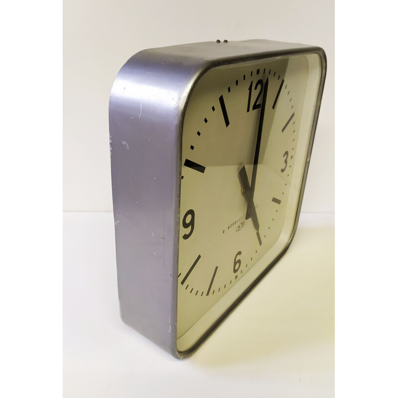 Horloge de bureau vintage Gio Ponti par Boselli, italienne 1950