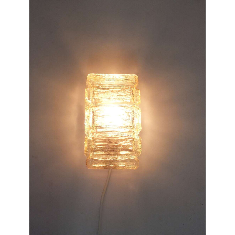 Vintage Glass wall lamp scones Helena Tynell
