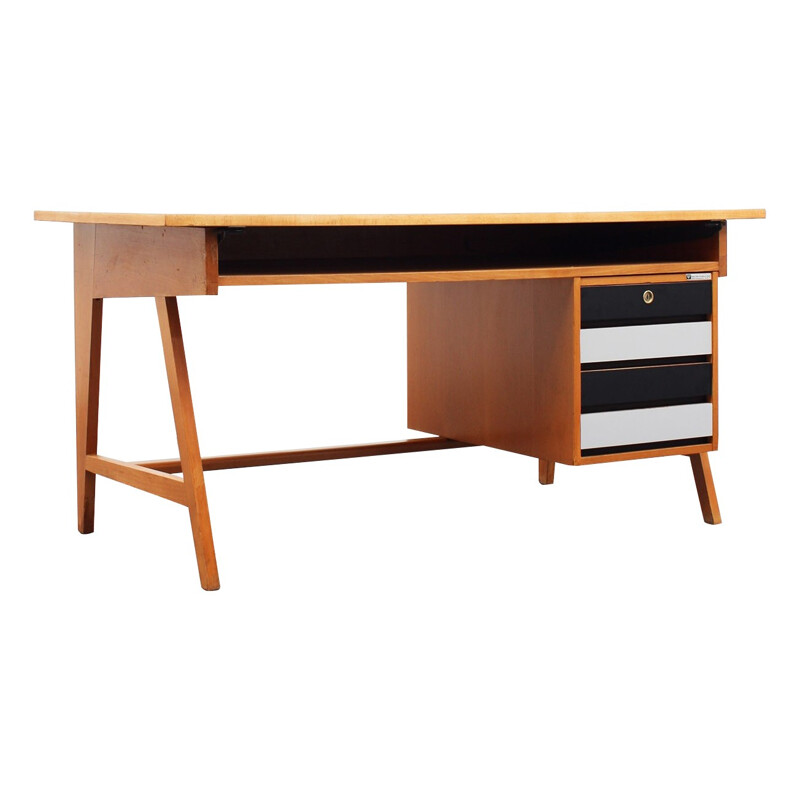 Bureau en hêtre - années 50