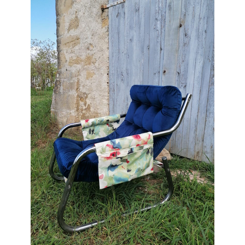 Vintage armchair with hanging system 1970s