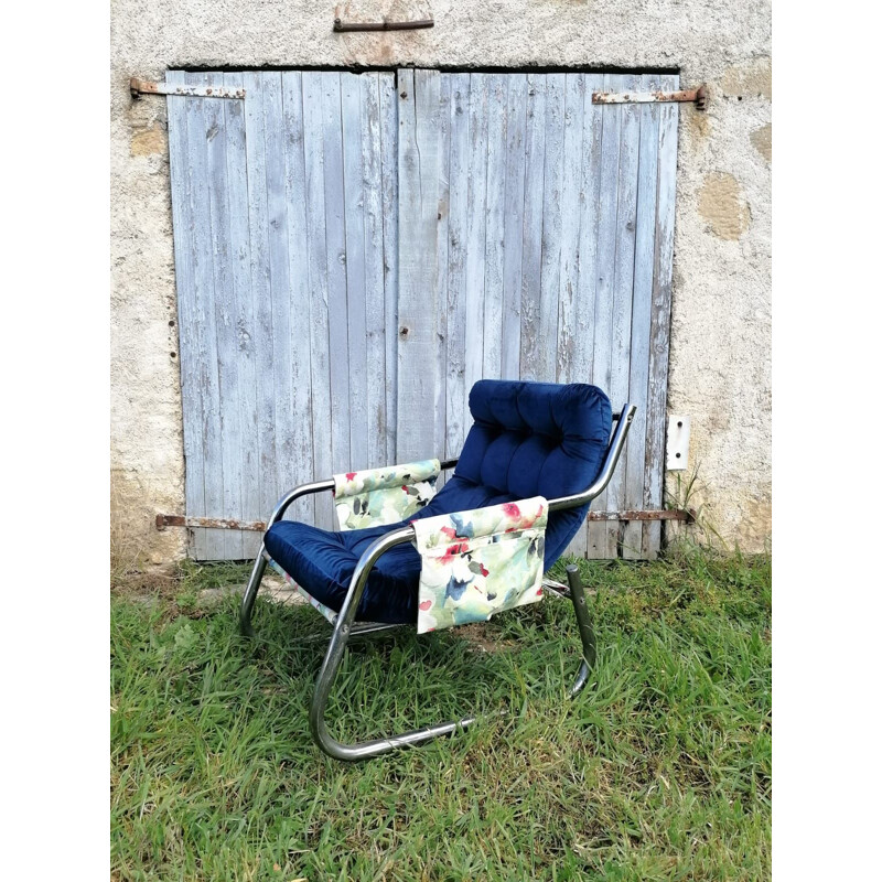 Vintage armchair with hanging system 1970s