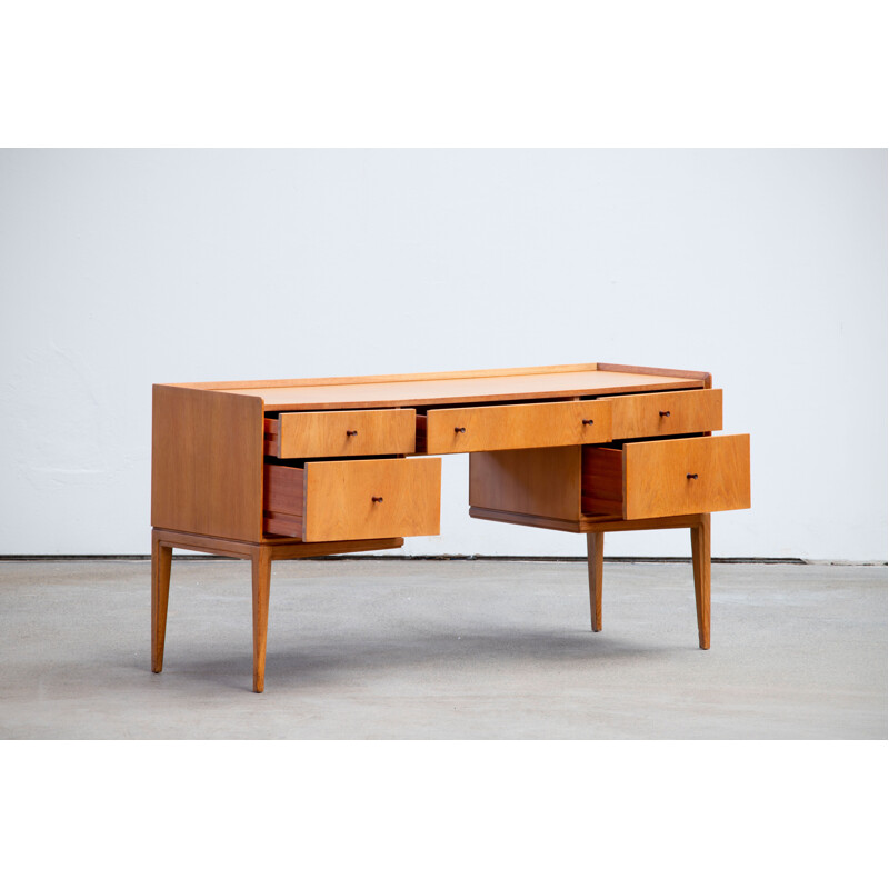 Bureau vintage en teck, Scandinave 1960