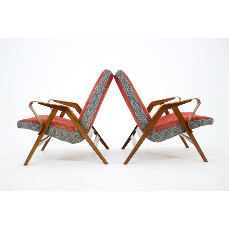 Pair of vintage Tatra Armchairs, Czechoslovakia 1960s