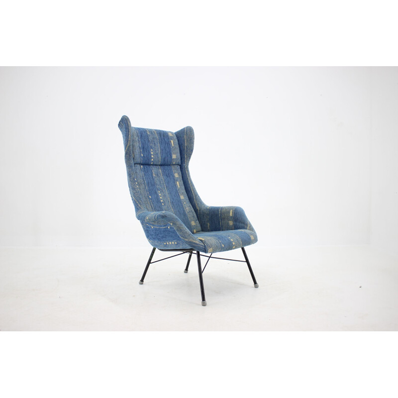 Vintage Arm Chair Miroslav Navratil, Czechoslovakia 1960