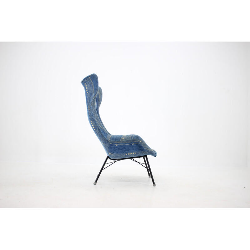 Vintage Arm Chair Miroslav Navratil, Czechoslovakia 1960