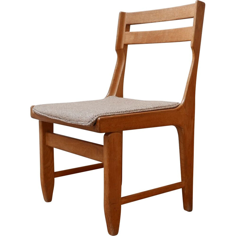 Vintage-Stühle aus Eiche von Guillerme und Chambron, Frankreich 1960