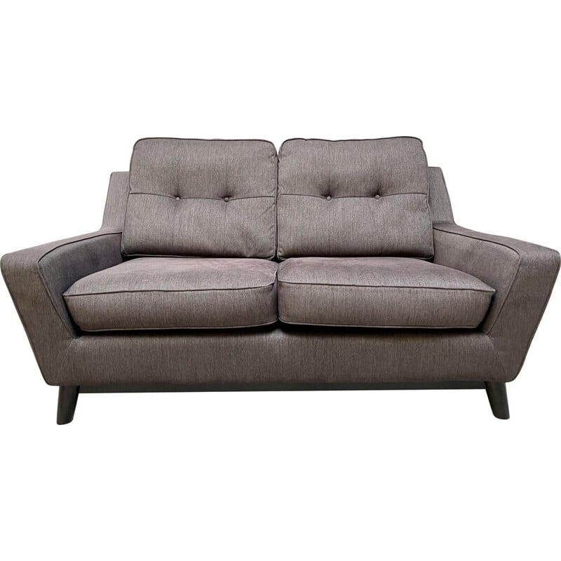 Vintage 2 Seater Grey Sofa The Fifty Three G Plan, UK 2013s