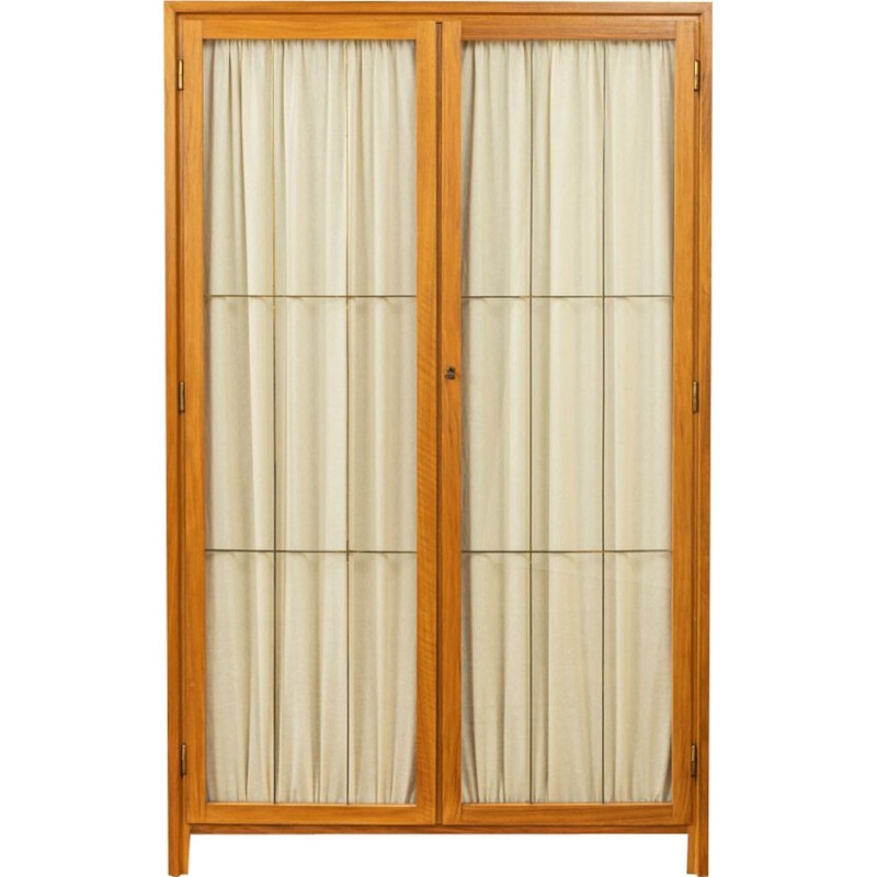 Vintage walnut Wardrobe by WK MÖbel, Germany 1950s