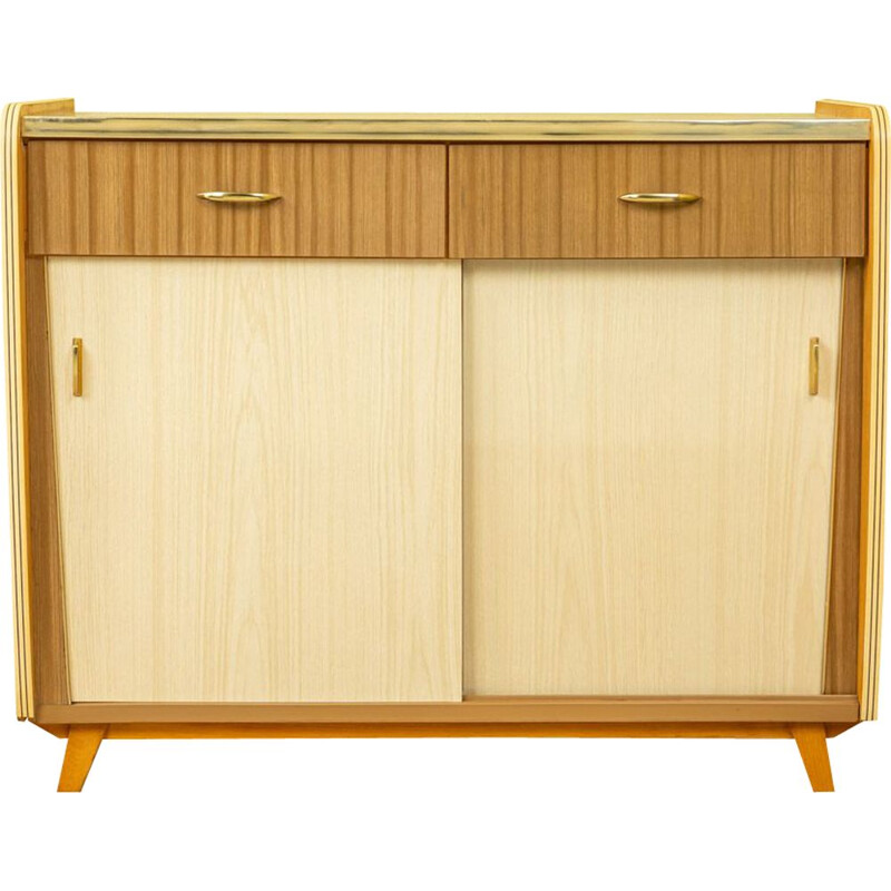 Vintage ash Kitchen Cabinet 1950s