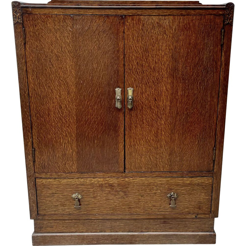 Vintage Art Deco Linen Cabinet Cupboard 1930s